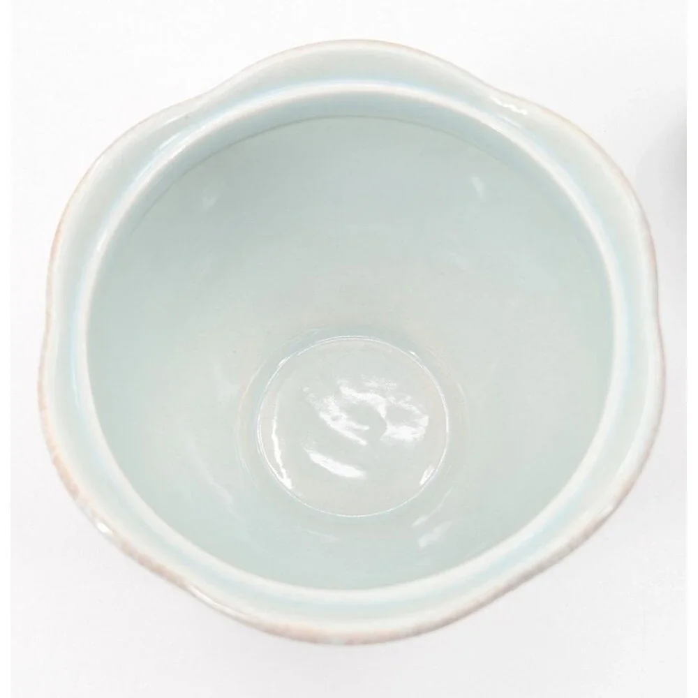 Lenox Pale Blue Ceramic Covered Sugar Bowl